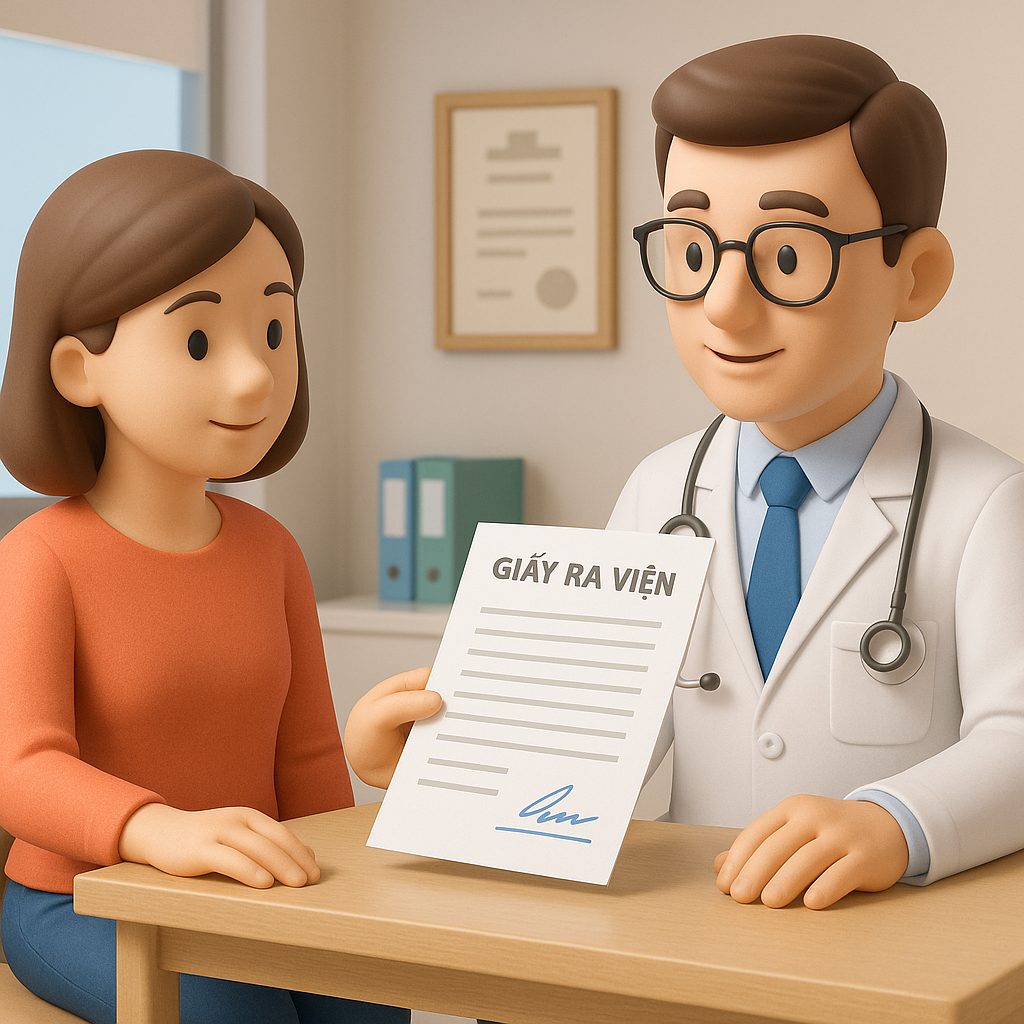 xin giấy ra viện như thế nào