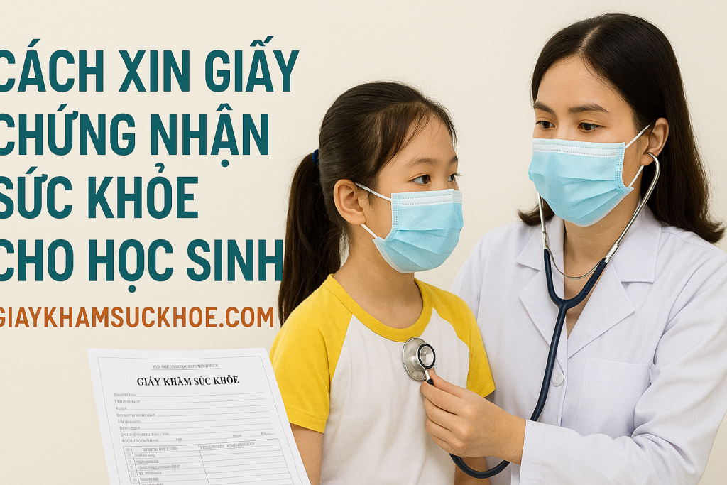 Cách xin giấy chứng nhận sức khỏe cho học sinh