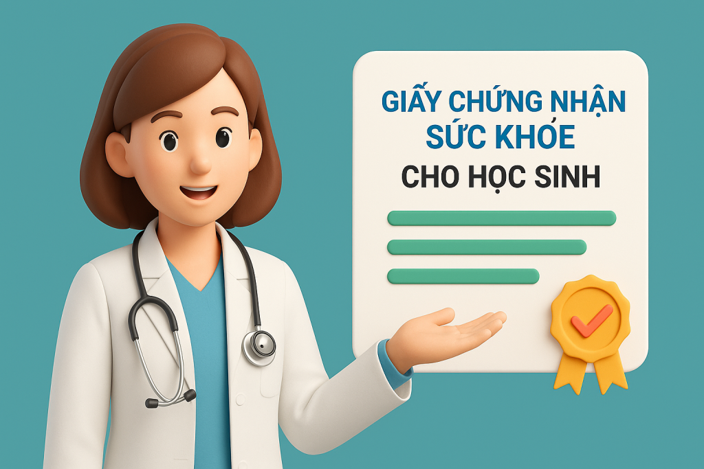 Cách xin giấy chứng nhận sức khỏe cho học sinh