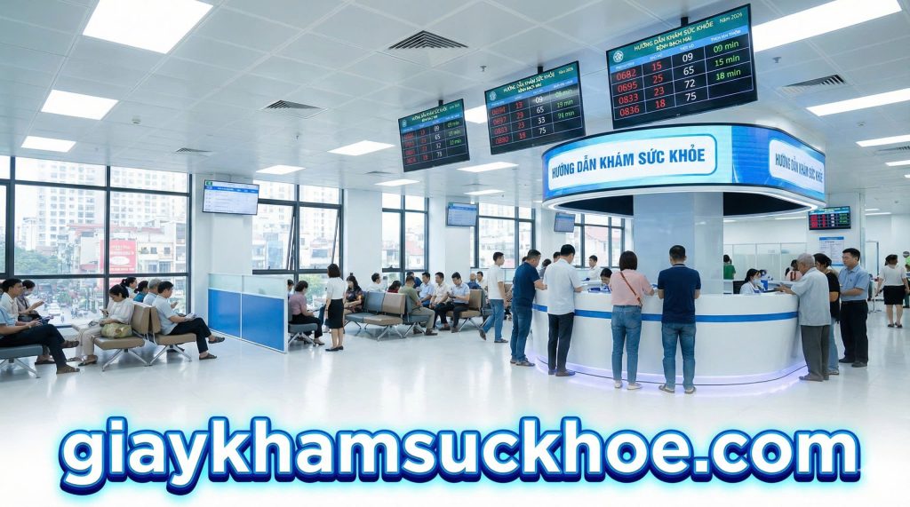 Giấy khám sức khỏe bệnh viện Bạch Mai 2026