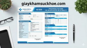 Mẫu giấy khám sức khỏe xin việc tại TPHCM