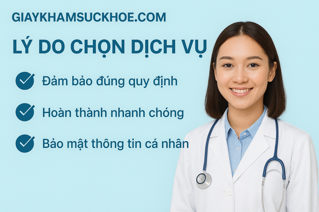 Dịch vụ giấy khám sức khỏe 2026