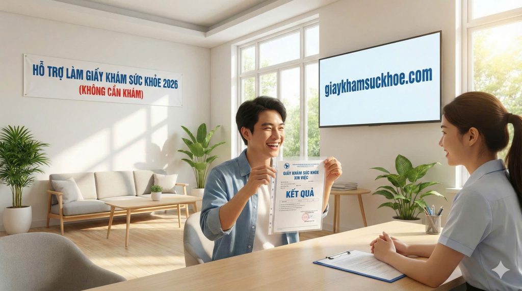 Nhận hỗ trợ làm giấy khám sức khỏe 2026
