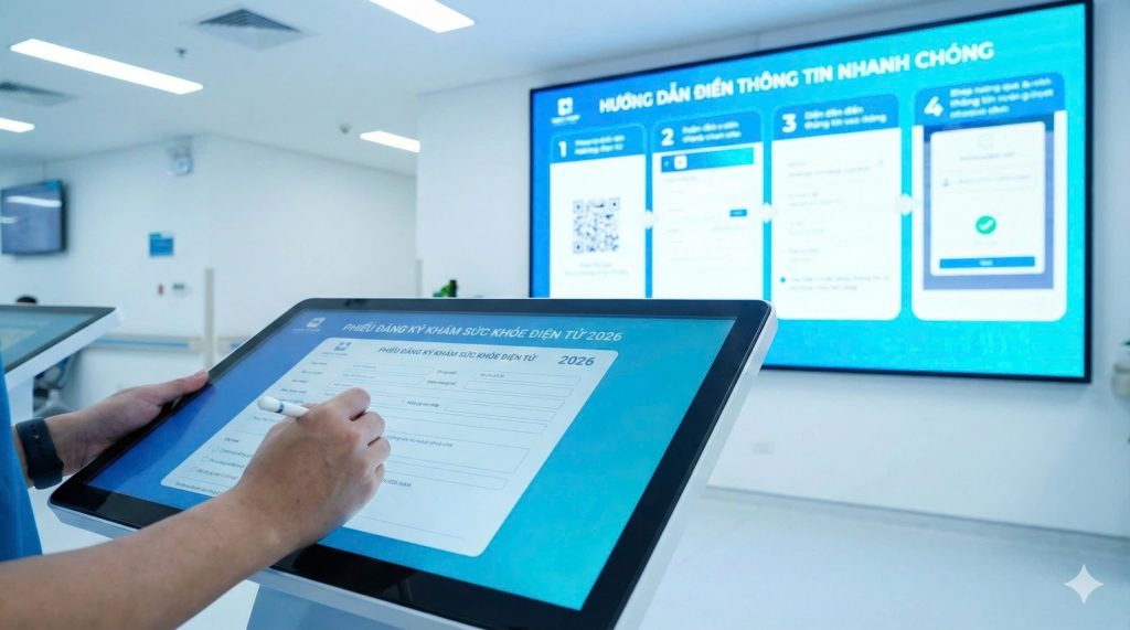 Hướng dẫn điền giấy khám sức khỏe 2026 bản điện tử