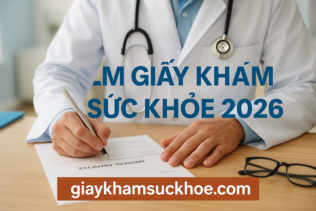 Làm giấy khám sức khỏe 2026