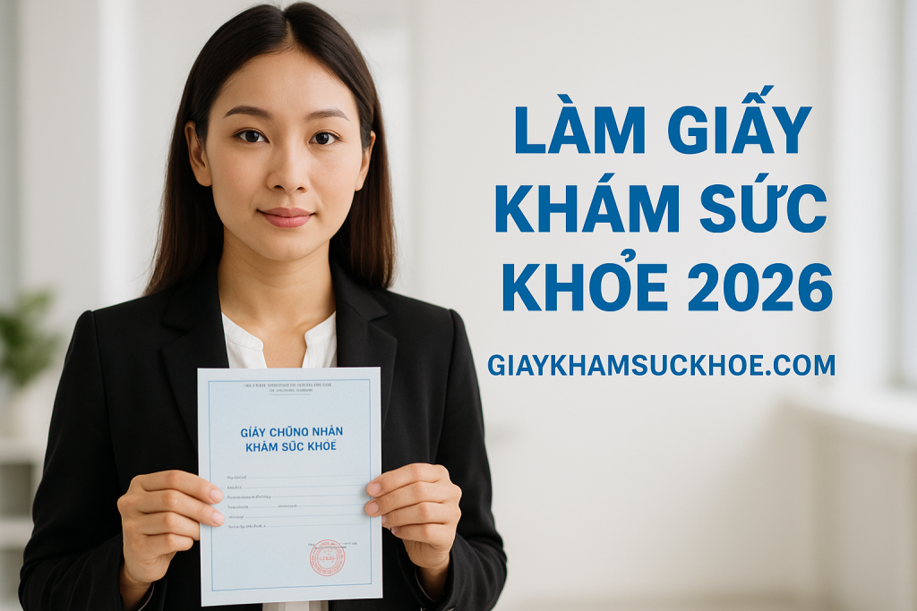 Làm giấy khám sức khỏe 2026