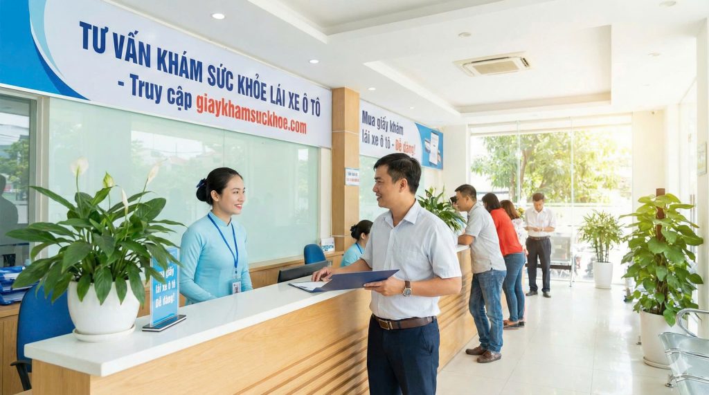Đăng ký Mua giấy khám lái xe ô tô