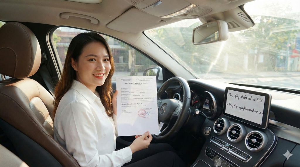 Mua giấy khám lái xe ô tô chuẩn quy định 