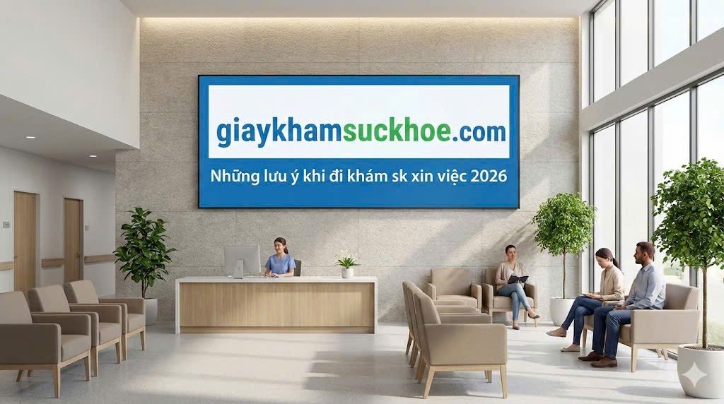 Những lưu ý khi đi khám sk xin việc 2026