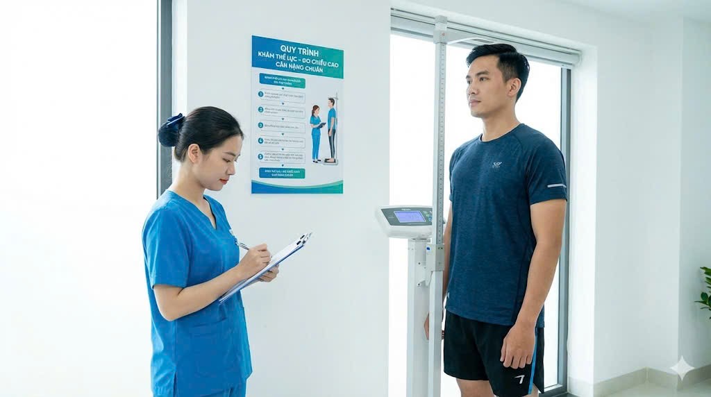 Quy trình khám thể lực