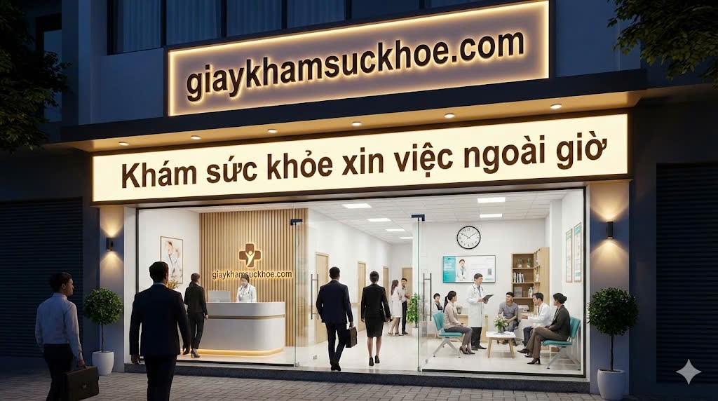 Khám sức khỏe xin việc ngoài giờ