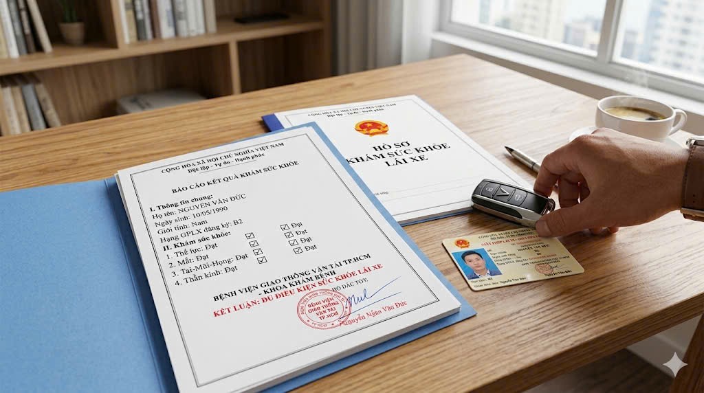 giay kham suc khoe lai xe bo tuc ho so