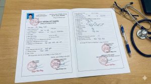 Mẫu giấy khám sức khỏe hành nghề theo thông tư 32