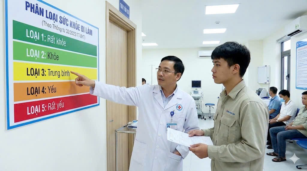 Phân loại sức khỏe đi làm theo thông tư 32 mới nhất