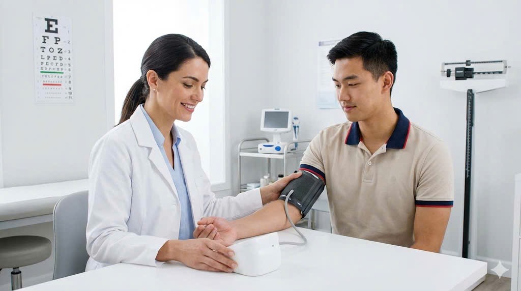 quy trình khám và phân loại sức khỏe đi học chuẩn