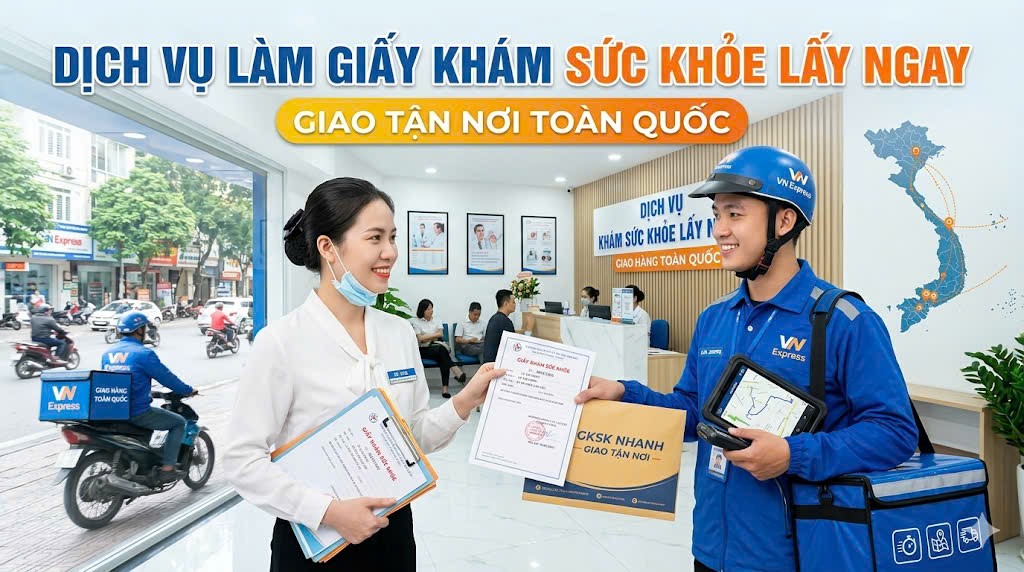 dich vu lam giay kham suc khoe benh vien hoe nhai moi nhat