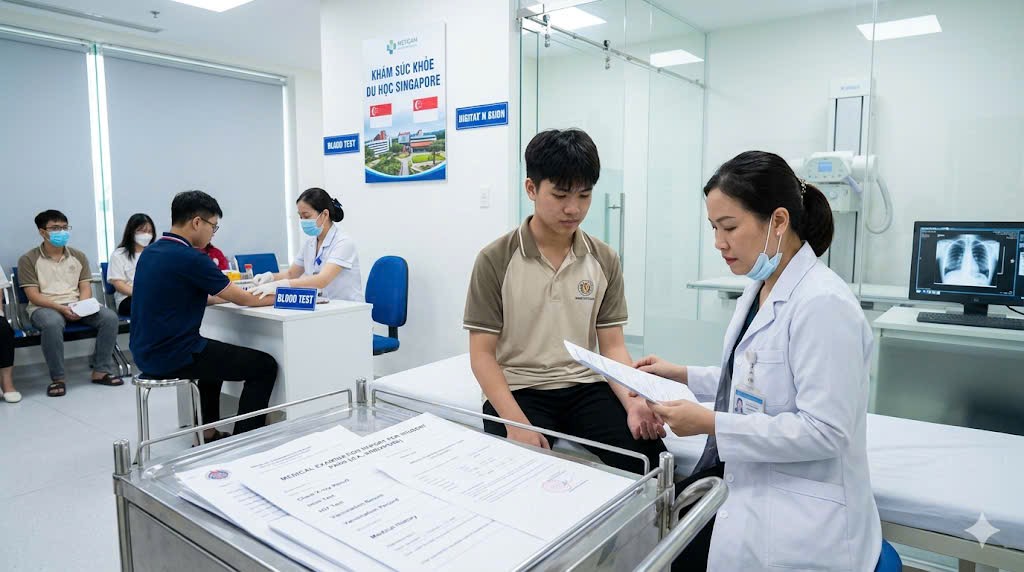 Giấy khám sức khỏe du học Singapore 