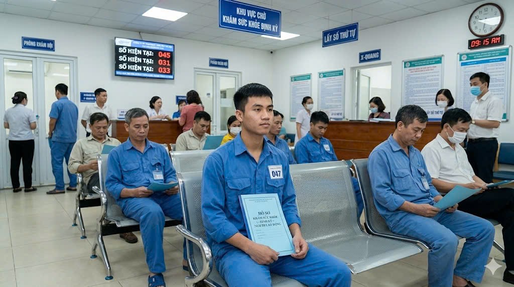 khám sức khỏe xuất khẩu lao động Nhật Bản chuẩn 2026