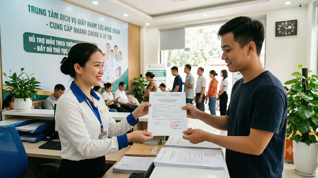 Dịch vụ cung cấp mẫu giấy khám sức khỏe thông tư 25 nhanh chóng