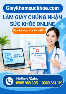 Giấy chứng nhận sức khỏe online