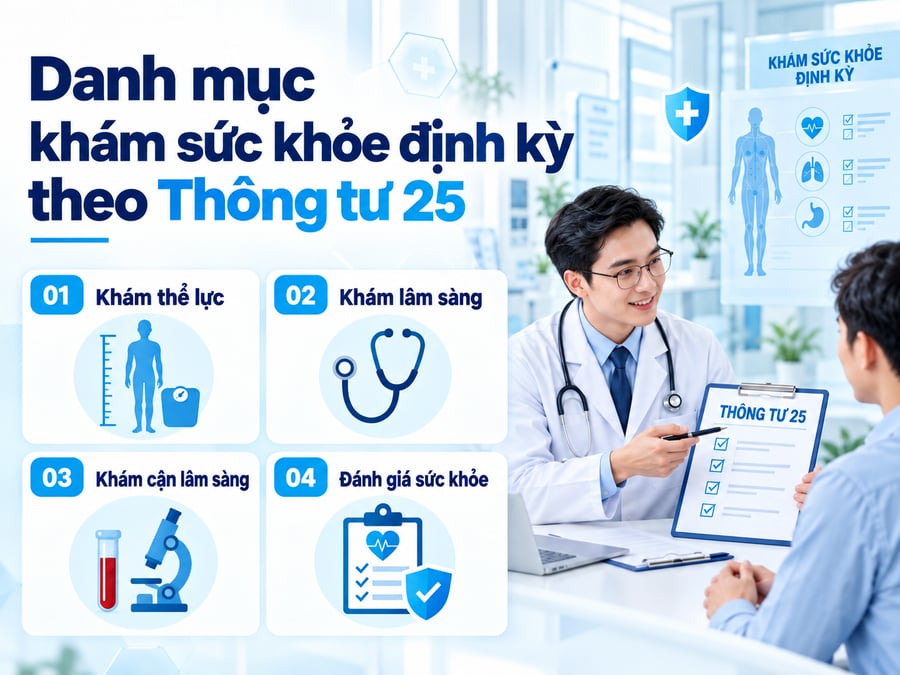 Dịch vụ làm giấy khám sức khỏe cho công nhân