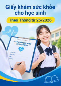 Giấy khám sức khỏe học sinh theo TT25/2026