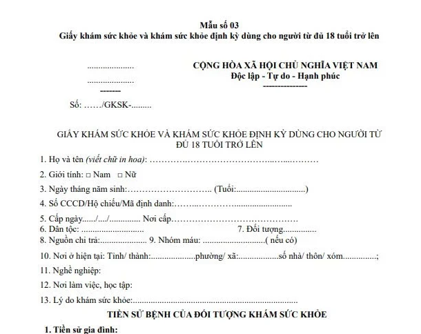 Dịch vụ làm giấy khám sức khỏe đi làm tại TP.HCM nhanh chóng